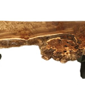 Rare Mappa Burl Live Edge Entryway/Display Table